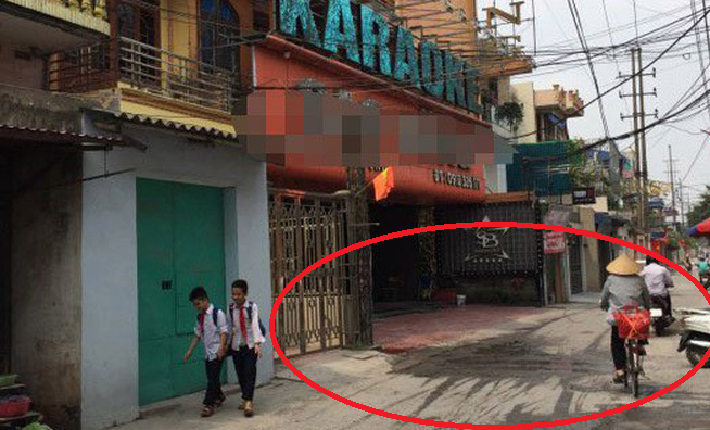 Khu vực nơi xảy ra vụ việc ẩu đả dẫn đến nổ súng khiến cho hai người thiệt mạng.