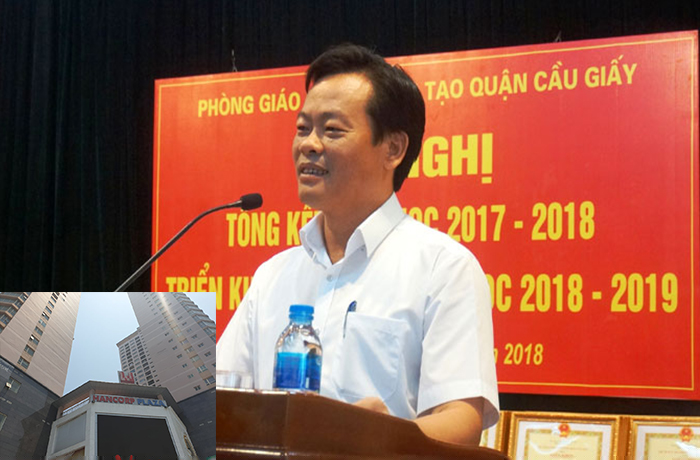 Ông Bùi Anh Tuấn cho biết UBND quận Cầu Giất đang tổ chức xử lý sau thanh tra với sai phạm trong xây dựng công trình của Hancorp tại Làng quốc tế Thăng Long.