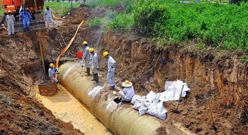 Đường ống sông Đà tiếp tục rò rỉ, hơn 100.000 hộ dân có khả năng bị mất nước