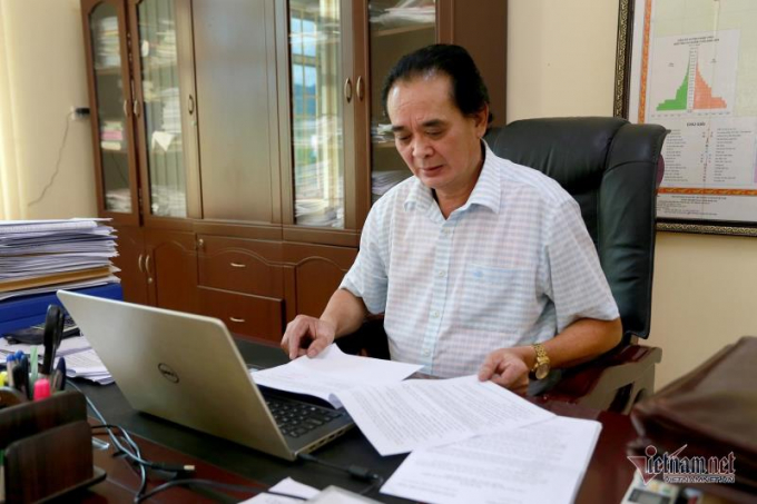 Ông Nguyễn Quang Sáng - Bí thư Huyện uỷ Mường Nhé, Điện Biên. Ảnh Vietnamnet.