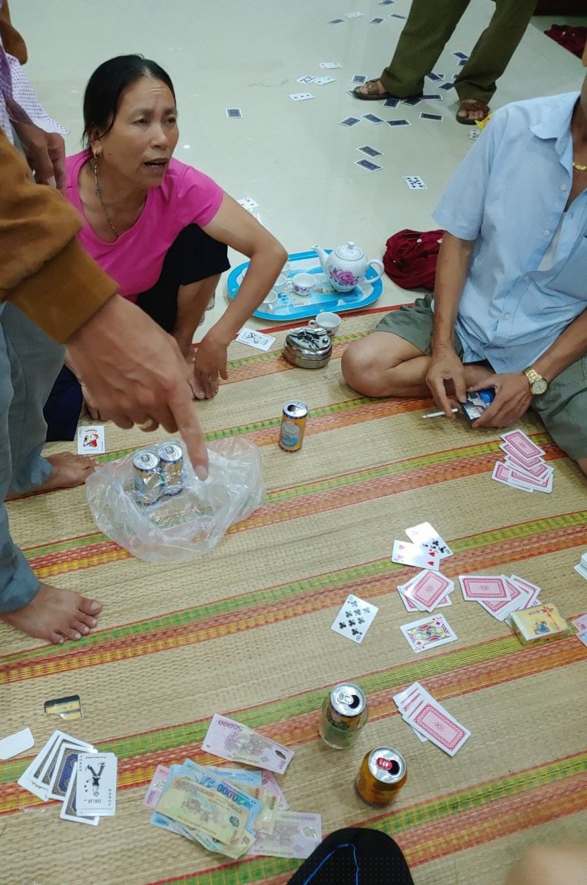 Hiện trường vụ việc.