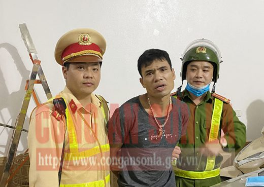 Sơn La: Đối tượng mang ma túy dạo phố bị CSGT tóm gọn