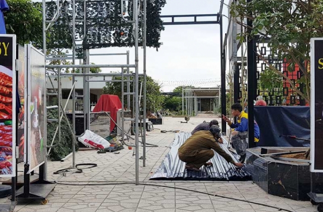 Phát hiện một nhà hàng lớn xây trái phép ở Bình Chánh