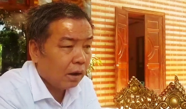 Ông Trần Đình Giao, Chủ tịch HĐQT Công ty CP dịch vụ tang lễ Hoàng Long (đơn vị quản lý, vận hành Đài hóa thân Thanh Bình)