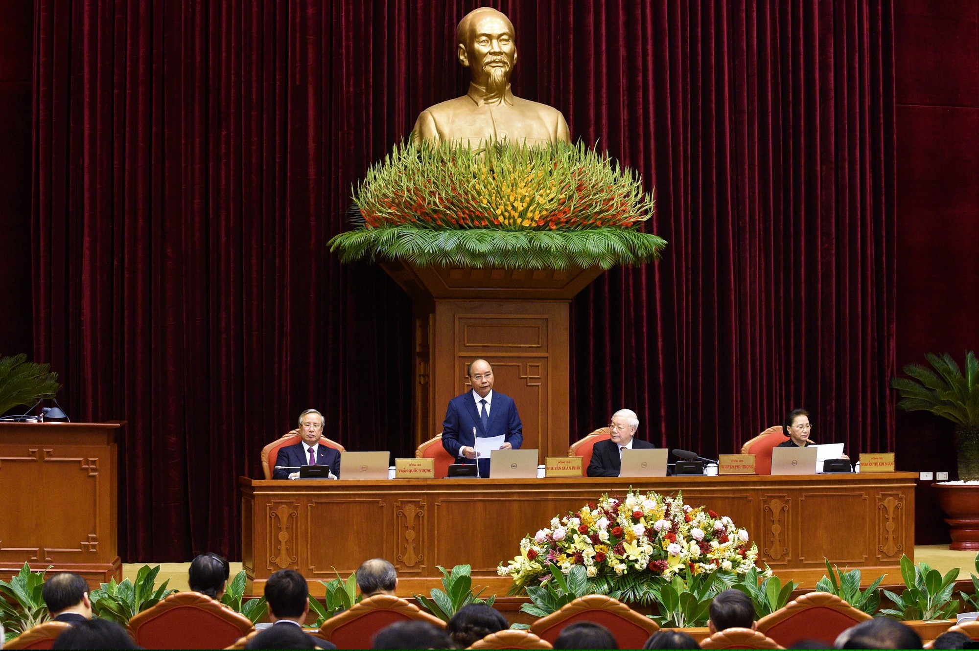 Chùm ảnh: Khai mạc Hội nghị Trung ương 12, khóa XII