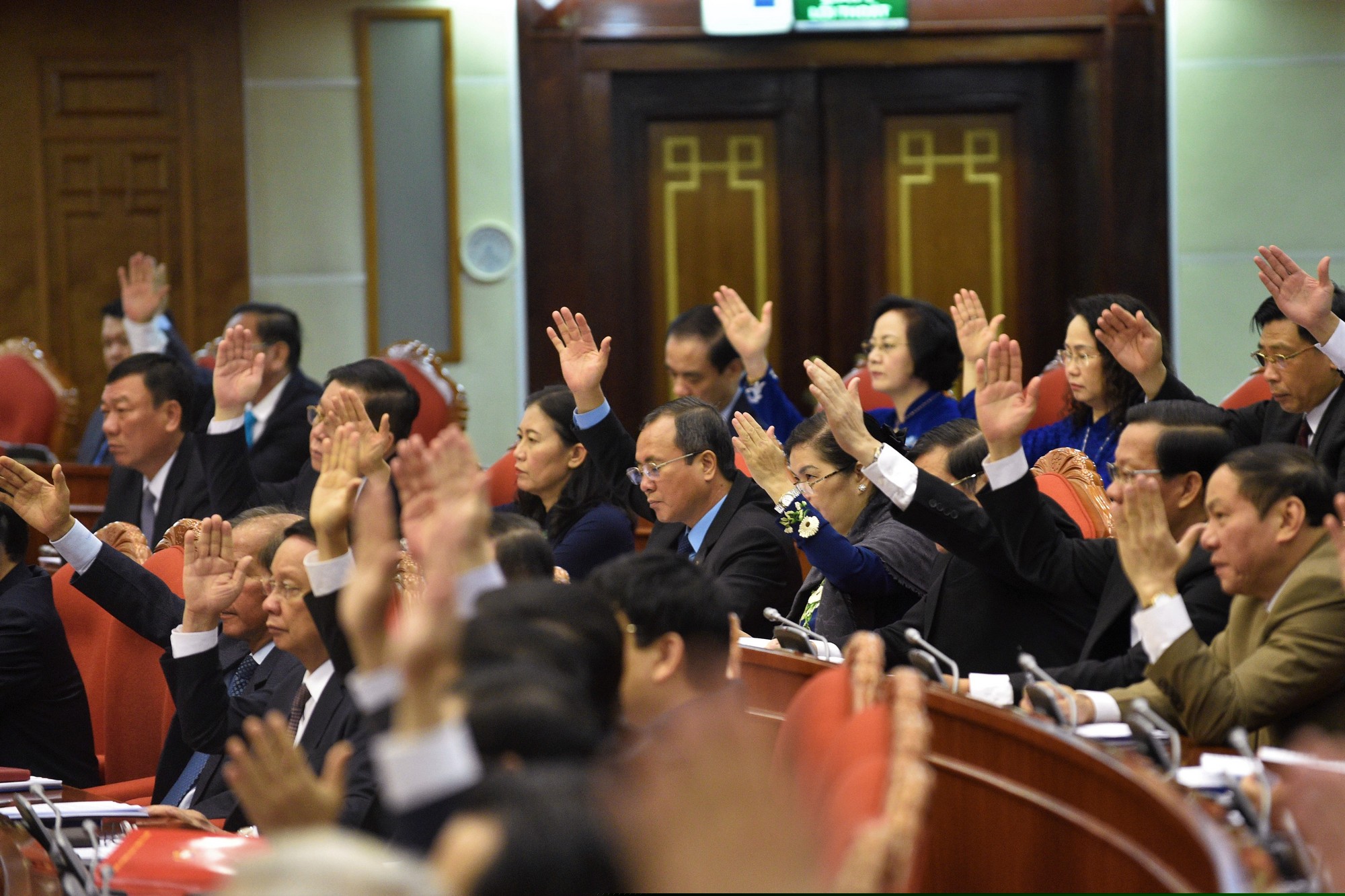 Chùm ảnh: Khai mạc Hội nghị Trung ương 12, khóa XII