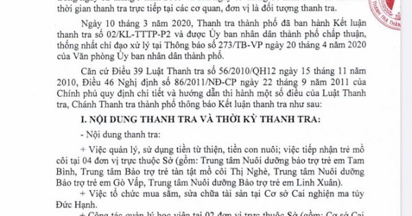 Trung tâm Thị Nghè chia chác 760 triệu đồng tiền từ thiện cho cán bộ