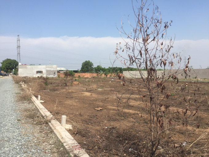 Một góc vị trí dự án đắc địa này tại ấp Miễu, xã Phước Tân, TP Biên Hòa.