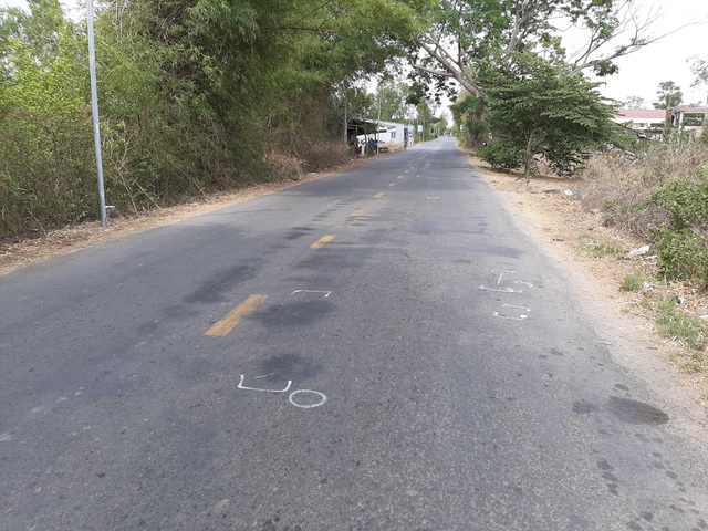 Khu vực xảy ra tai nạn.