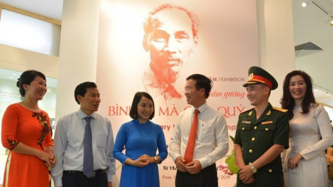 Đại úy Lương Thái Dũng là một trong 3 gương mặt tiêu biểu có mặt trong lễ khai mạc triển lãm Những tấm gương bình dị mà cao quý năm 2019.