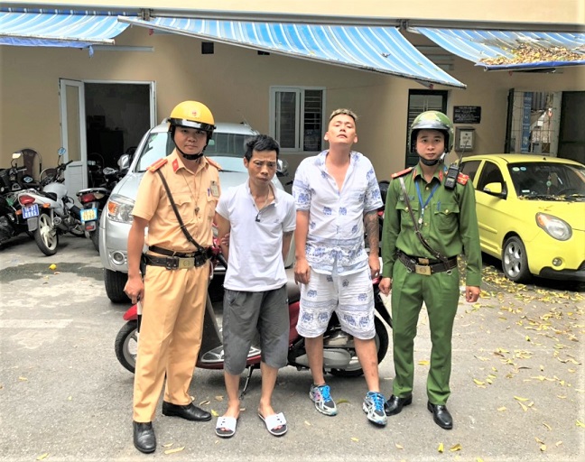 Đối tượng bị bắt giữ.