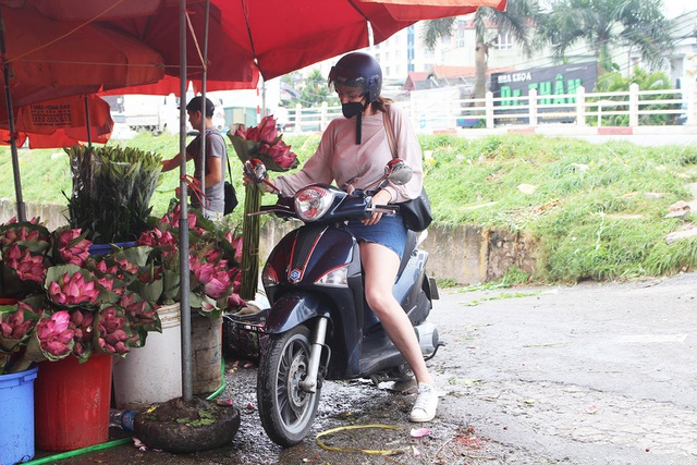 Nhiều người dân Thủ đô nô nức, kéo nhau đi mua hoa sen