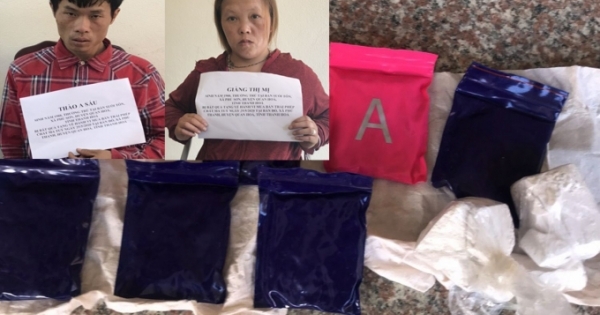 Thanh Hoá: Bắt giữ cặp "vợ chồng hờ" chung tiền mua ma tuý về bán kiếm lời