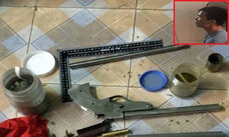 Đối tượng Mạnh cùng tang vật