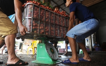 Chủ tịch huyện Lục Ngạn khuyên tiểu thương đừng "cân vải trừ lùi"