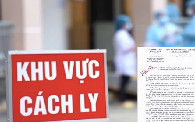 Bắc Ninh ban hành Công văn hỏa tốc chỉ đạo phòng, chống dịch Covid-19