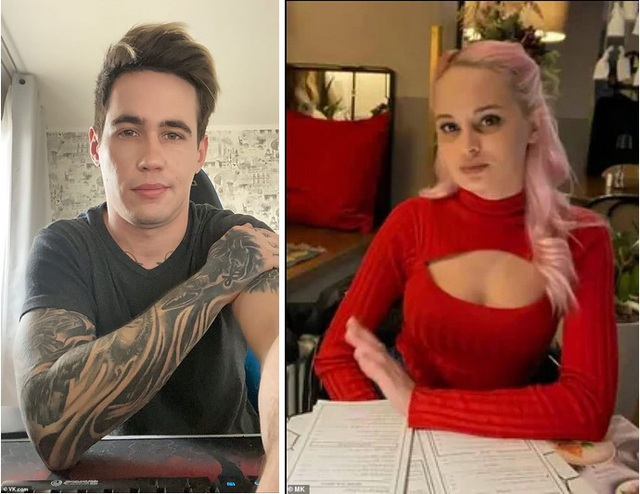 Stanislav Reshetnikov (trái) và cô bạn gái Valentina Grigoryeva (phải)