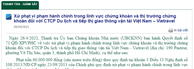 du lich va thiep thi giao thong viet nam