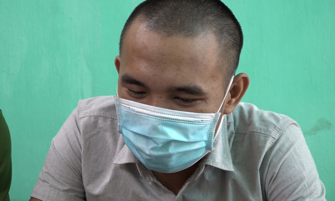 Đối tượng Nguyễn Văn Sỷ tại cơ quan Công an