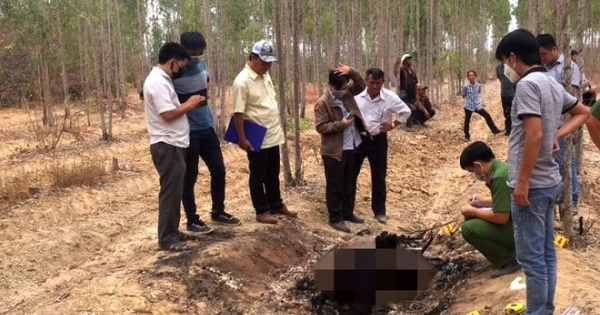 Điều tra vụ thi thể người đàn ông cháy xém dưới chân núi Nam Giới