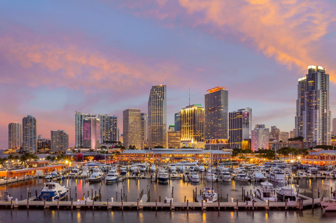BĐS thành phố Miami thăng hạng nhờ bến du thuyền đẳng cấp
