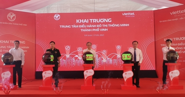 Nghệ An: TP Vinh khai trương Trung tâm Điều hành đô thị thông minh