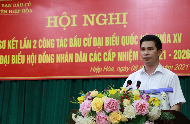 Ông Hoàng Công Bộ - Chủ tịch UBND huyện, Chủ tịch UBBC huyện Hiệp Hòa