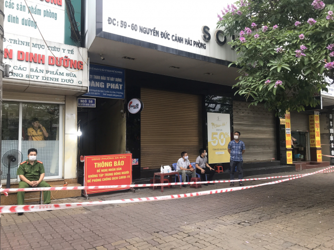 Các địa điểm mà F0 từng đi, đến đều được phong tỏa tức thì.