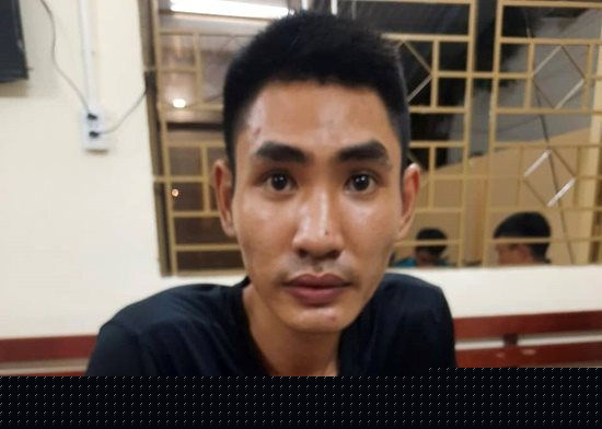 Chân dung đối tượng  Khánh tại cơ quan công an