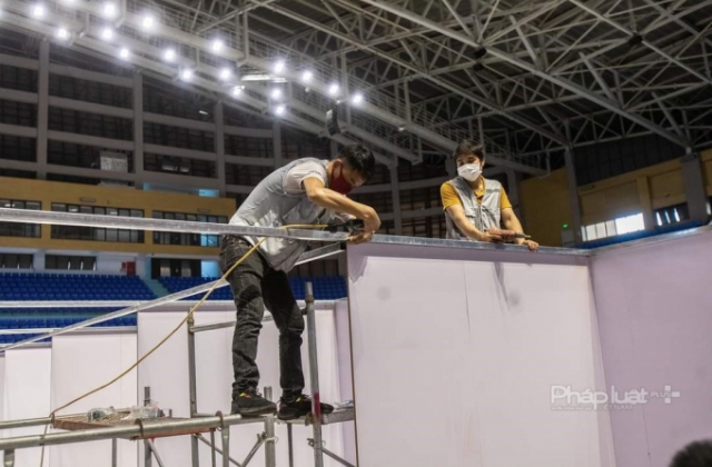 Hình ảnh đầu tiên bên trong Bệnh viện dã chiến 620 giường tại Bắc Giang