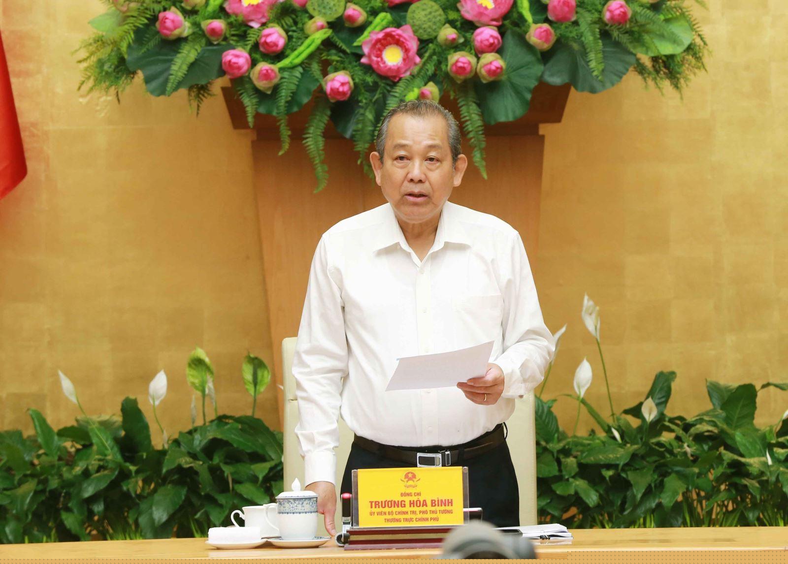 Phó Thủ tướng Thường trực Trương Hòa Bình. Ảnh: Internet