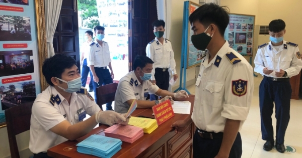 Không khí bầu cử tại Bộ Tư lệnh Vùng 3 Cảnh sát biển