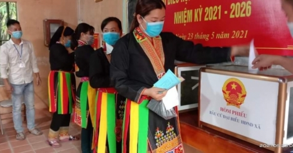 Đến 19h00 ngày 23/5, toàn tỉnh Quảng Ninh đạt tỷ lệ 99,95% cử tri đi bỏ phiếu