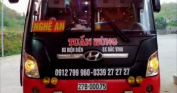 Tìm người đi trên xe khách Tuấn Hùng, tuyến Nghệ An – Điện Biên