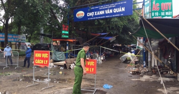 Hà Nội: Tạm phong toả chợ Xanh Văn Quán vì có ca nghi mắc Covid-19 ghé qua