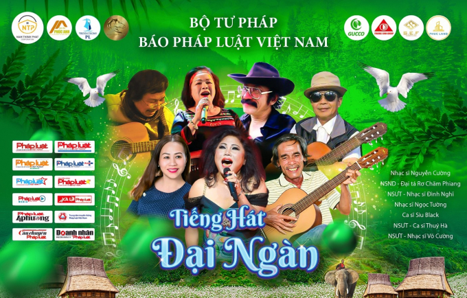 Đông đảo nghệ sĩ tên tuổi tham gia làm Ban giám khảo Liên hoan “Tiếng hát Đại ngàn” toàn quốc lần thứ I.