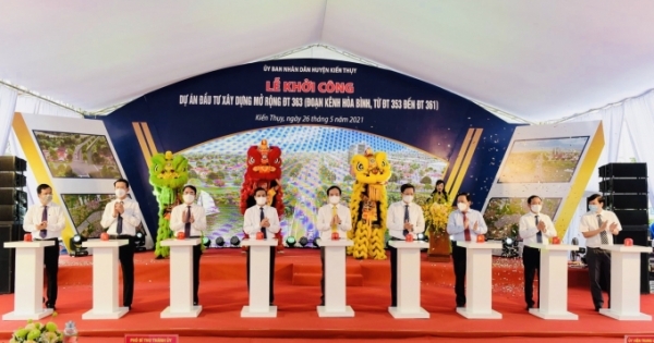 Hải Phòng khởi công dự án đầu tư xây dựng mở rộng đường tỉnh 363