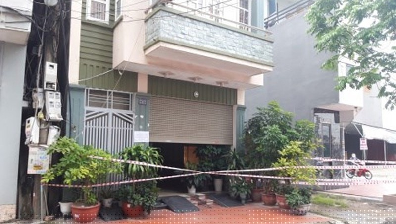 Nhà nghỉ nơi ph&aacute;t hiện nam thanh ni&ecirc;n tử vong. Ảnh: C&ocirc;ng an TP Hải Ph&ograve;ng.