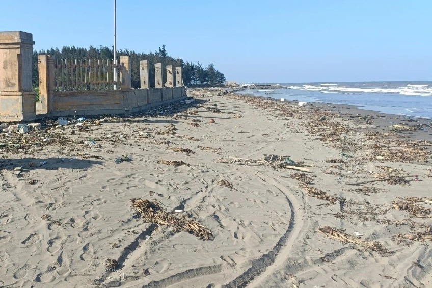 Khu vực phát hiện thi thể.