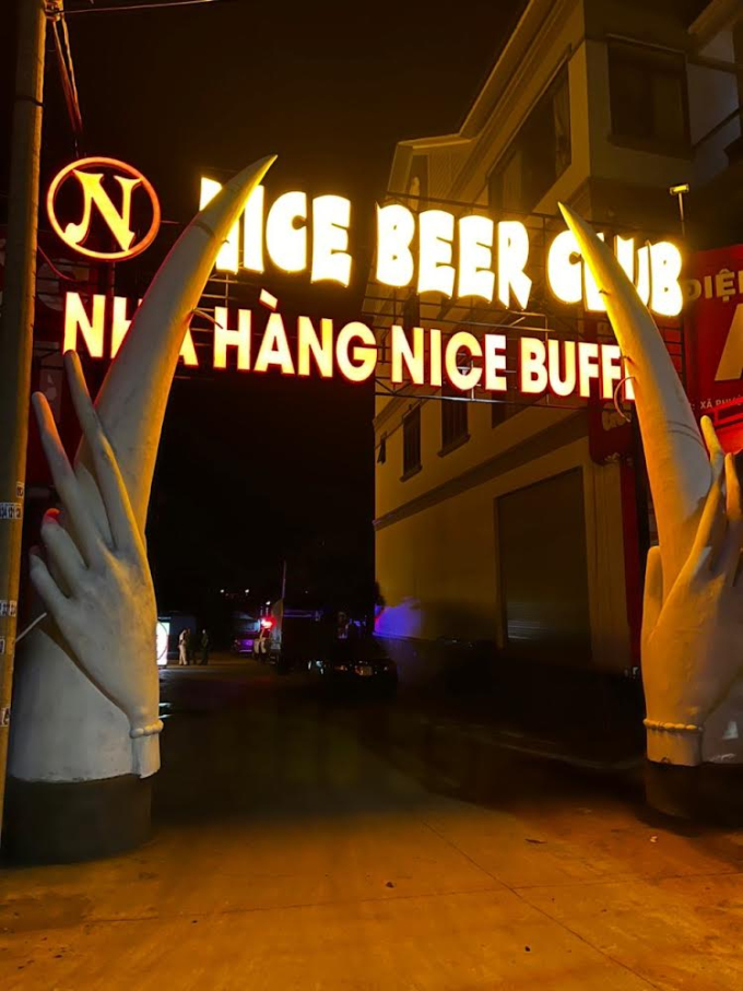 Quán bar trá hình nơi phát hiện vụ việc