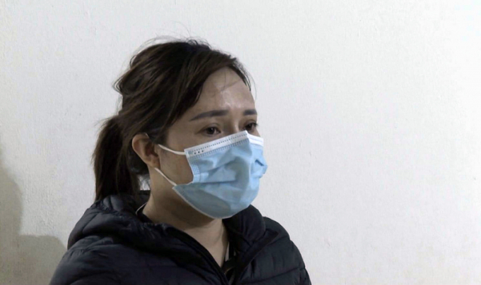 Đối tượng Triệu Thị Hải Yến tại cơ quan Công an.