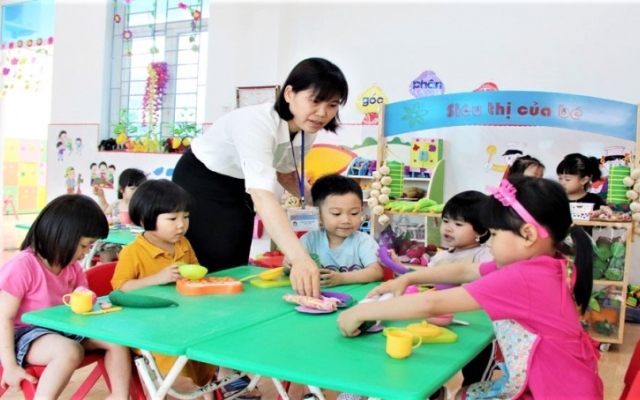C&aacute;c địa phương đang triển khai g&oacute;i hỗ trợ cơ sở gi&aacute;o dục mầm non 1.400 tỷ đồng