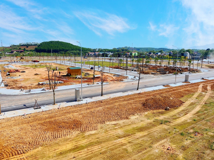 Dự án hiện nay đã cơ bản hoàn thiện về hạ tầng cảnh quan