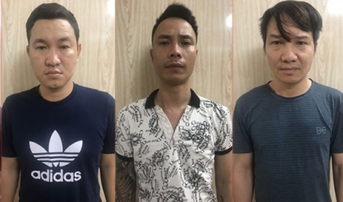 Các đối tượng trong vụ án.