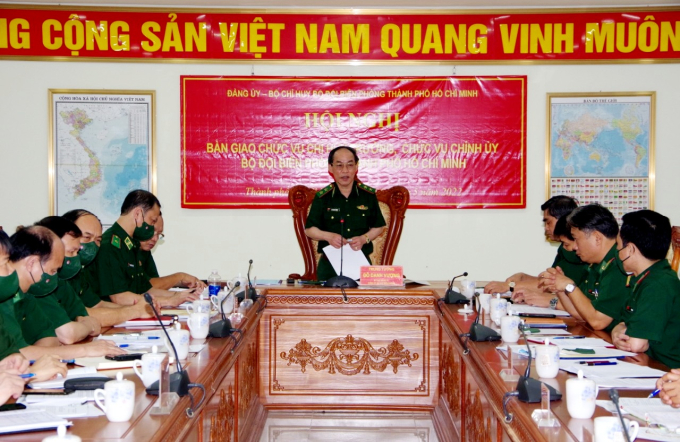 Quang cảnh buổi b&agrave;n giao. Ảnh: LK