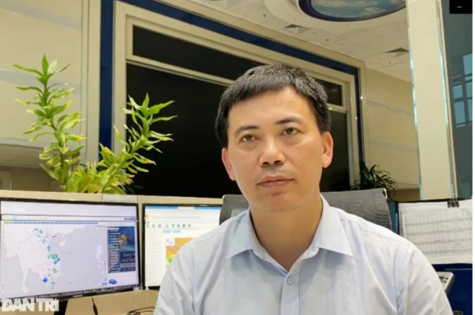 Ông Nguyễn Văn Hưởng, Trưởng phòng Dự báo Khí hậu của Trung tâm Dự báo Khí tượng Thủy văn Quốc gia. (Ảnh: Nguyễn Dương).
