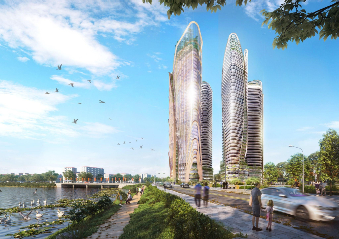 Phối cảnh dự án tổ hợp trung tâm thương mại 5 sao khu vực Chợ Sắt