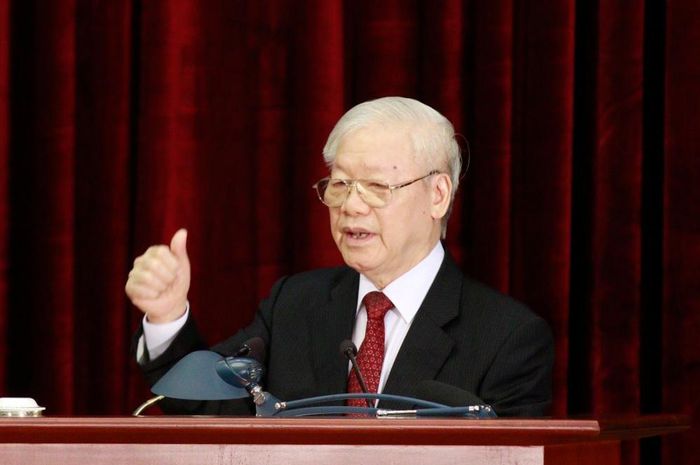 Tổng Bí thư Nguyễn Phú Trọng phát biểu bế mạc Hội nghị