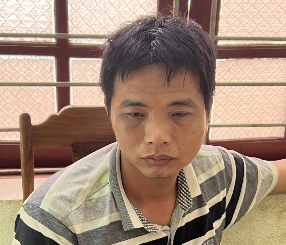 Đối tượng Thao tại cơ quan Công an.