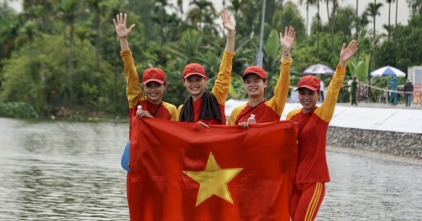 SEA Games 31: Đua thuyền Rowing “gặt vàng" trên đất Cảng